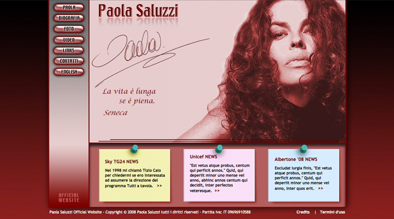Paola Saluzzi web site
